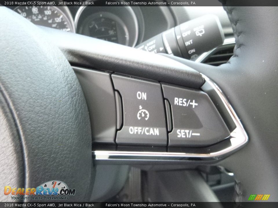 2018 Mazda CX-5 Sport AWD Jet Black Mica / Black Photo #14