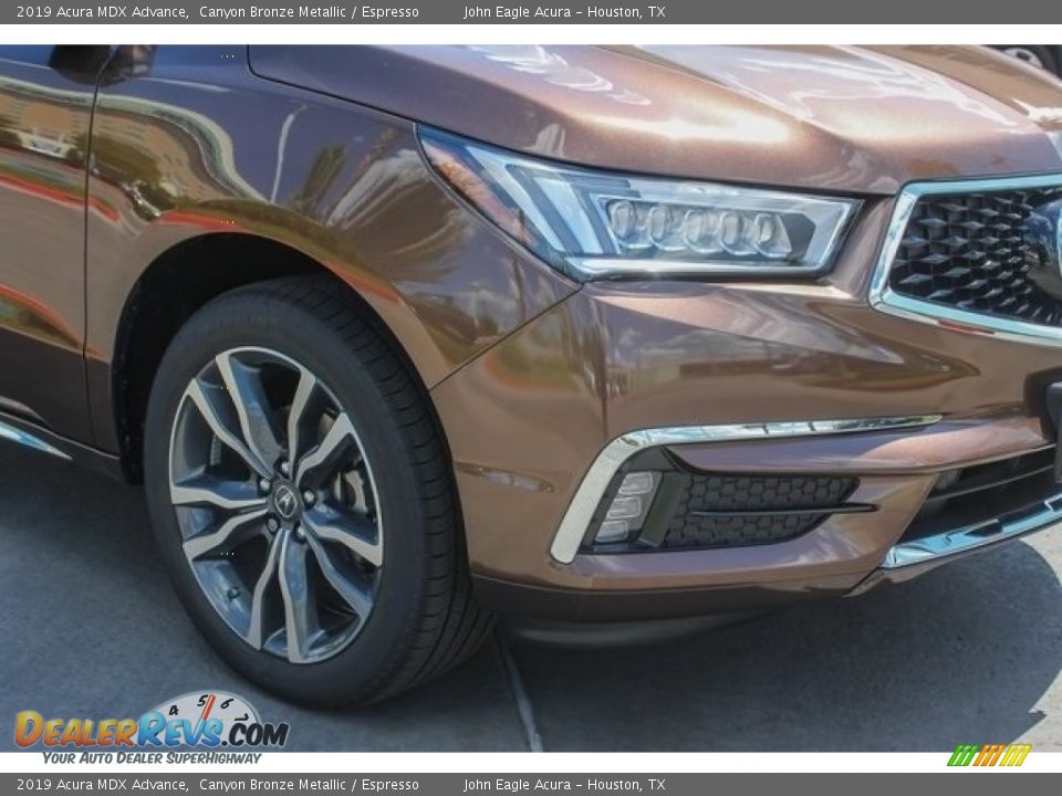 2019 Acura MDX Advance Canyon Bronze Metallic / Espresso Photo #12
