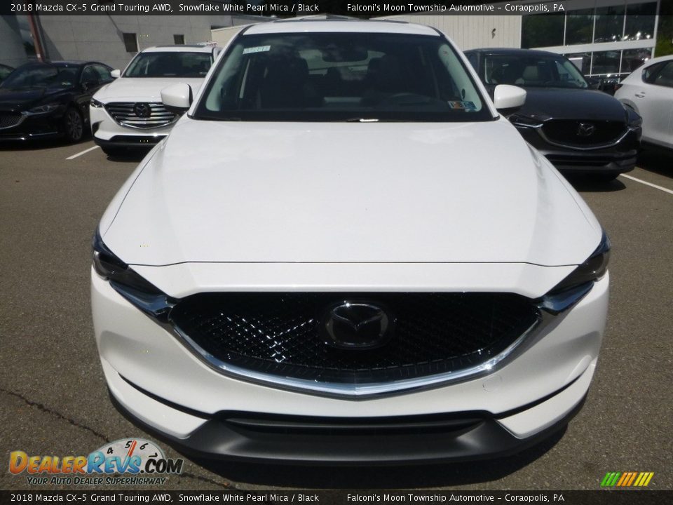 2018 Mazda CX-5 Grand Touring AWD Snowflake White Pearl Mica / Black Photo #4
