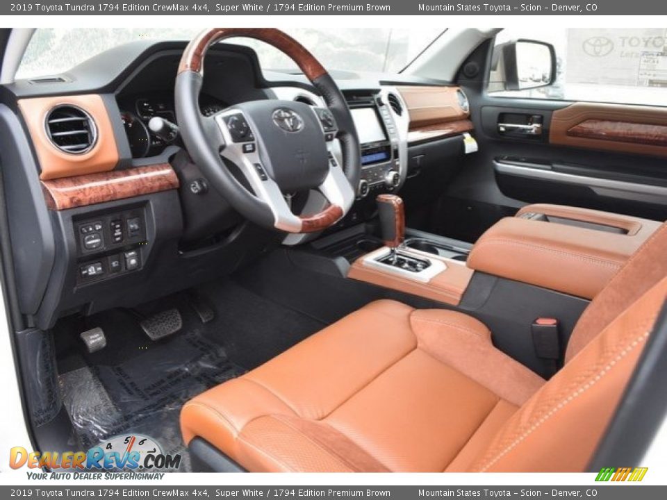 1794 Edition Premium Brown Interior - 2019 Toyota Tundra 1794 Edition CrewMax 4x4 Photo #5