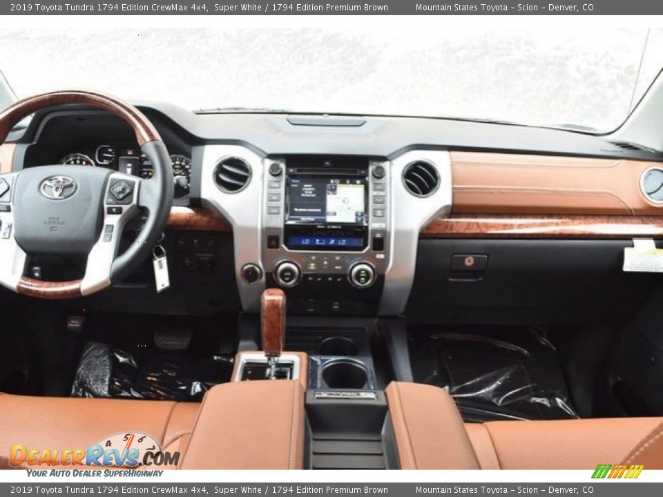 Dashboard of 2019 Toyota Tundra 1794 Edition CrewMax 4x4 Photo #8