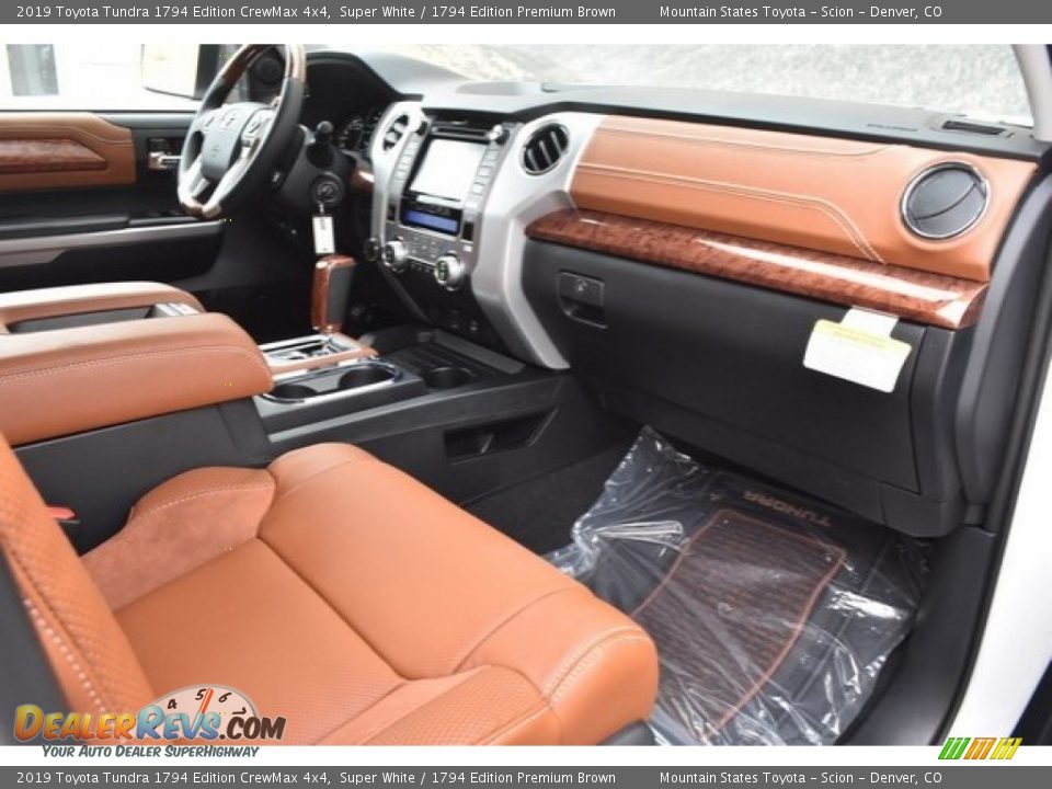 Front Seat of 2019 Toyota Tundra 1794 Edition CrewMax 4x4 Photo #11
