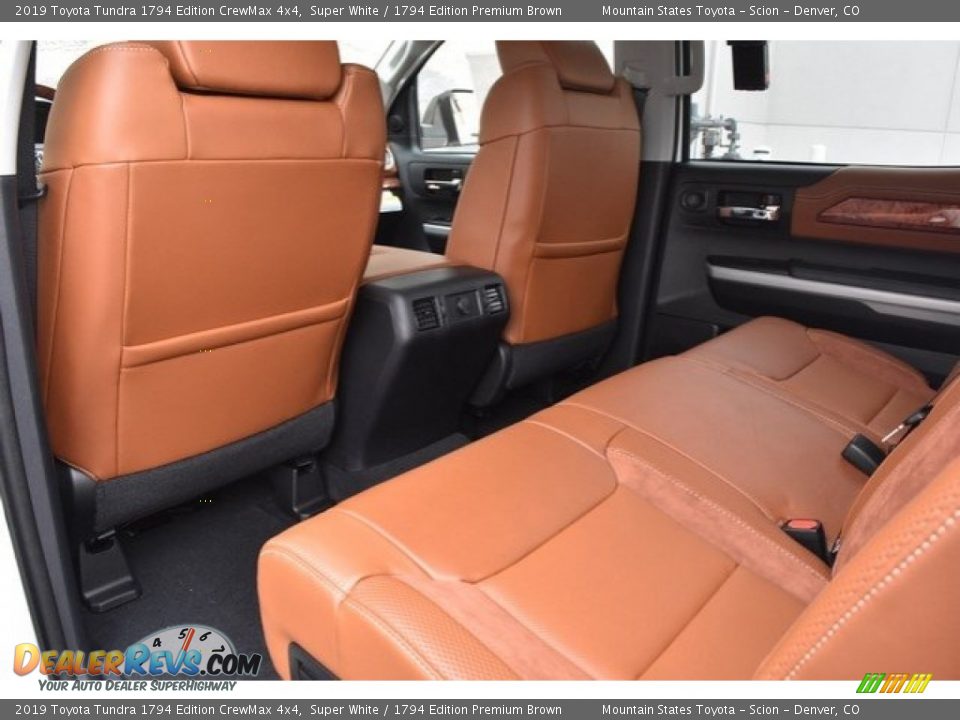 Rear Seat of 2019 Toyota Tundra 1794 Edition CrewMax 4x4 Photo #14