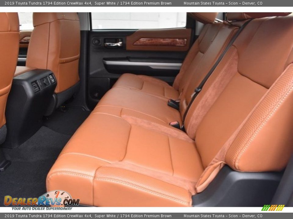 Rear Seat of 2019 Toyota Tundra 1794 Edition CrewMax 4x4 Photo #15