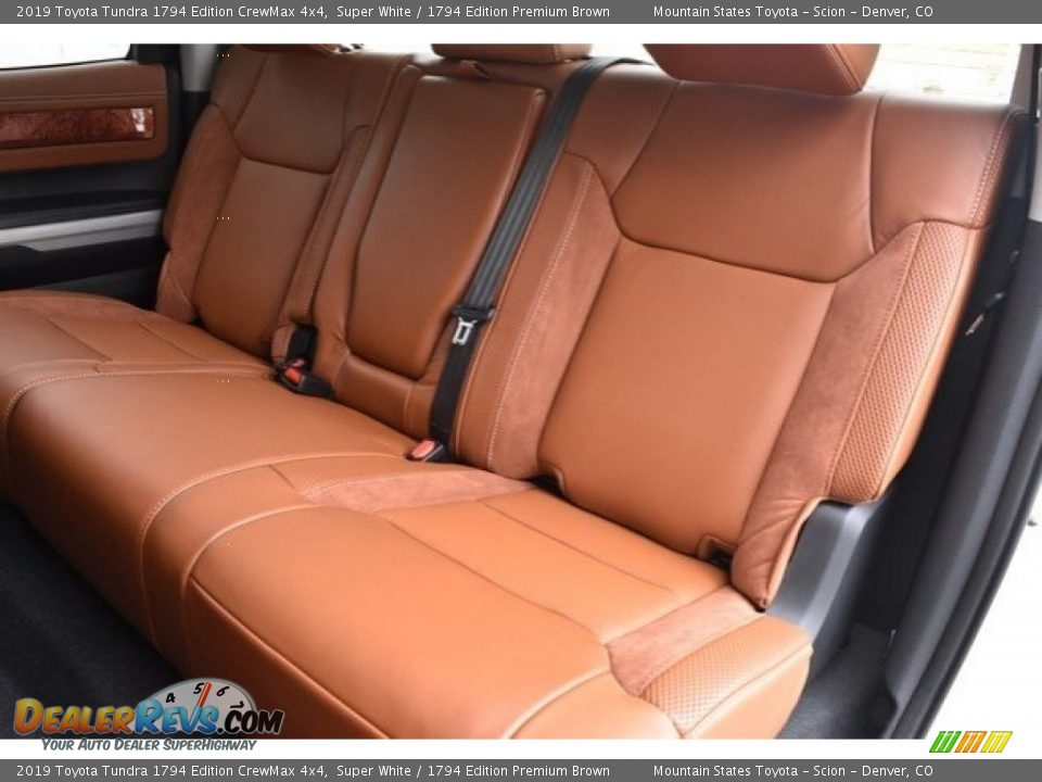 Rear Seat of 2019 Toyota Tundra 1794 Edition CrewMax 4x4 Photo #16