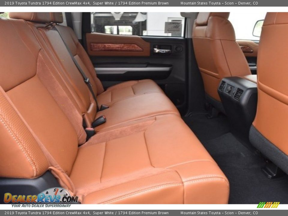 Rear Seat of 2019 Toyota Tundra 1794 Edition CrewMax 4x4 Photo #18