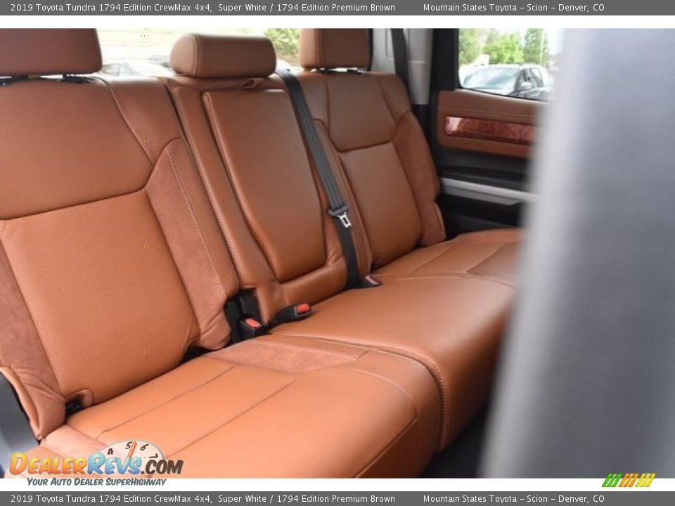 Rear Seat of 2019 Toyota Tundra 1794 Edition CrewMax 4x4 Photo #19