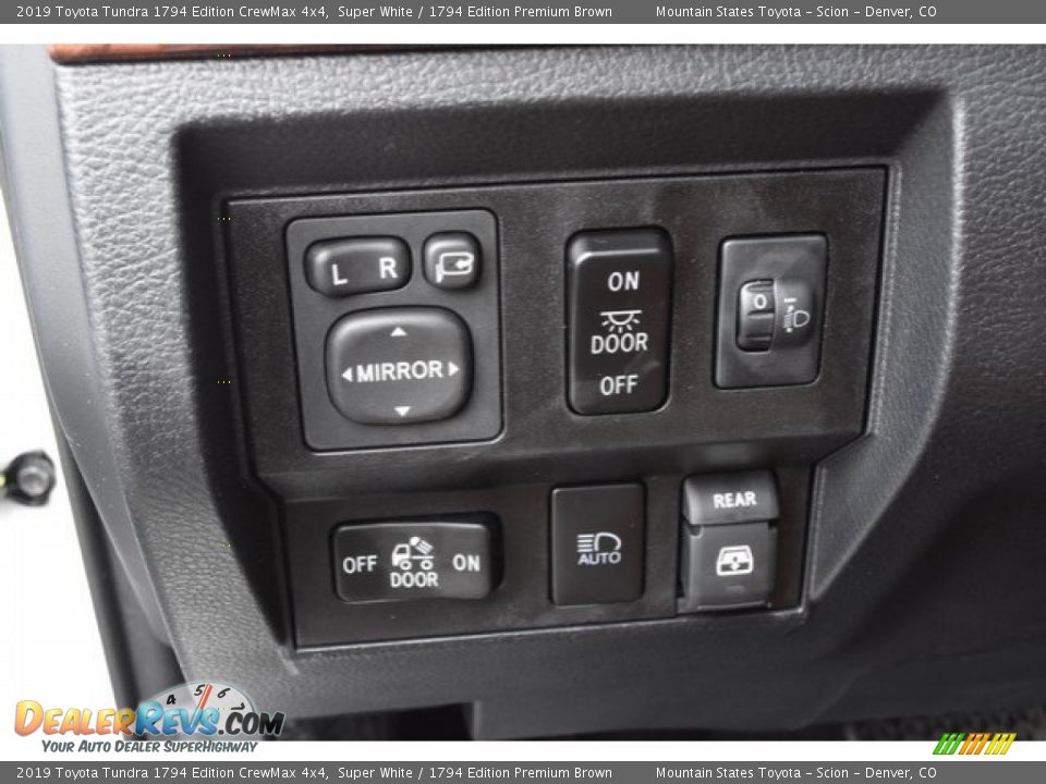 Controls of 2019 Toyota Tundra 1794 Edition CrewMax 4x4 Photo #26