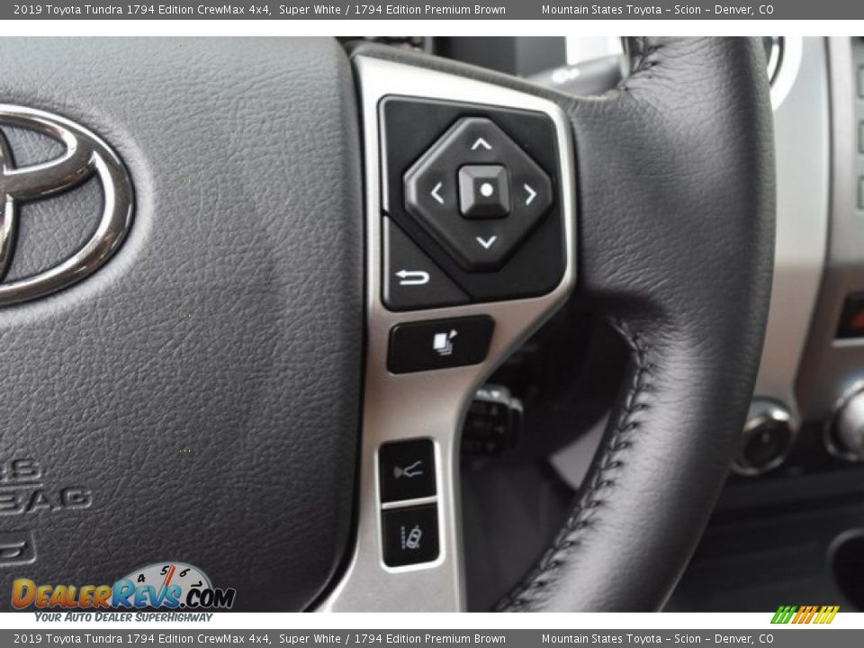 2019 Toyota Tundra 1794 Edition CrewMax 4x4 Steering Wheel Photo #28