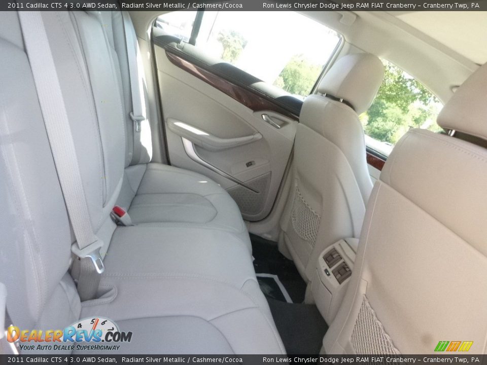 2011 Cadillac CTS 4 3.0 AWD Sedan Radiant Silver Metallic / Cashmere/Cocoa Photo #7