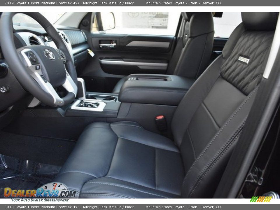 Front Seat of 2019 Toyota Tundra Platinum CrewMax 4x4 Photo #6
