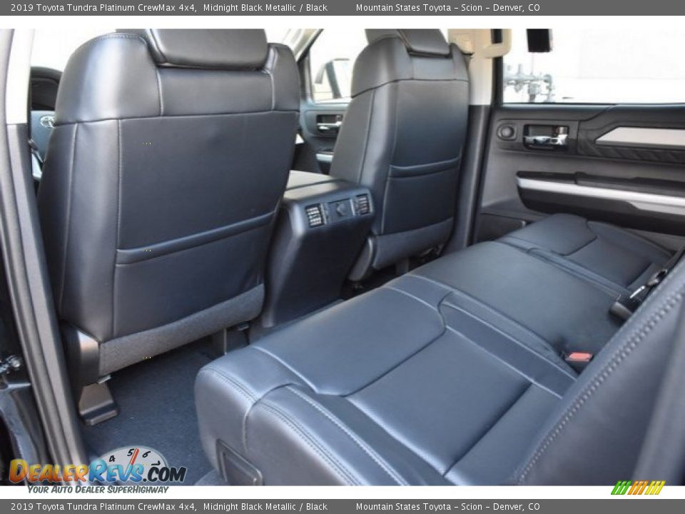 Rear Seat of 2019 Toyota Tundra Platinum CrewMax 4x4 Photo #14