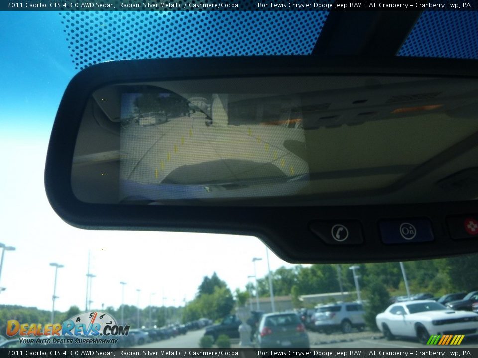 2011 Cadillac CTS 4 3.0 AWD Sedan Radiant Silver Metallic / Cashmere/Cocoa Photo #16