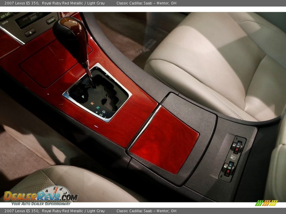 2007 Lexus ES 350 Royal Ruby Red Metallic / Light Gray Photo #14