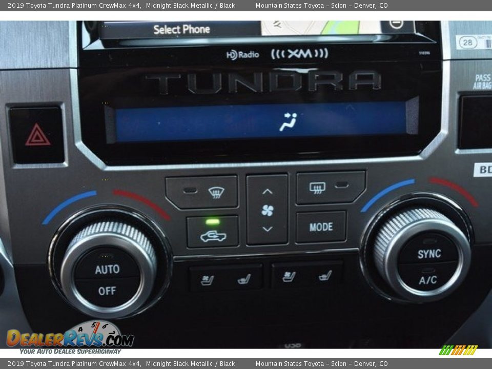 Controls of 2019 Toyota Tundra Platinum CrewMax 4x4 Photo #31