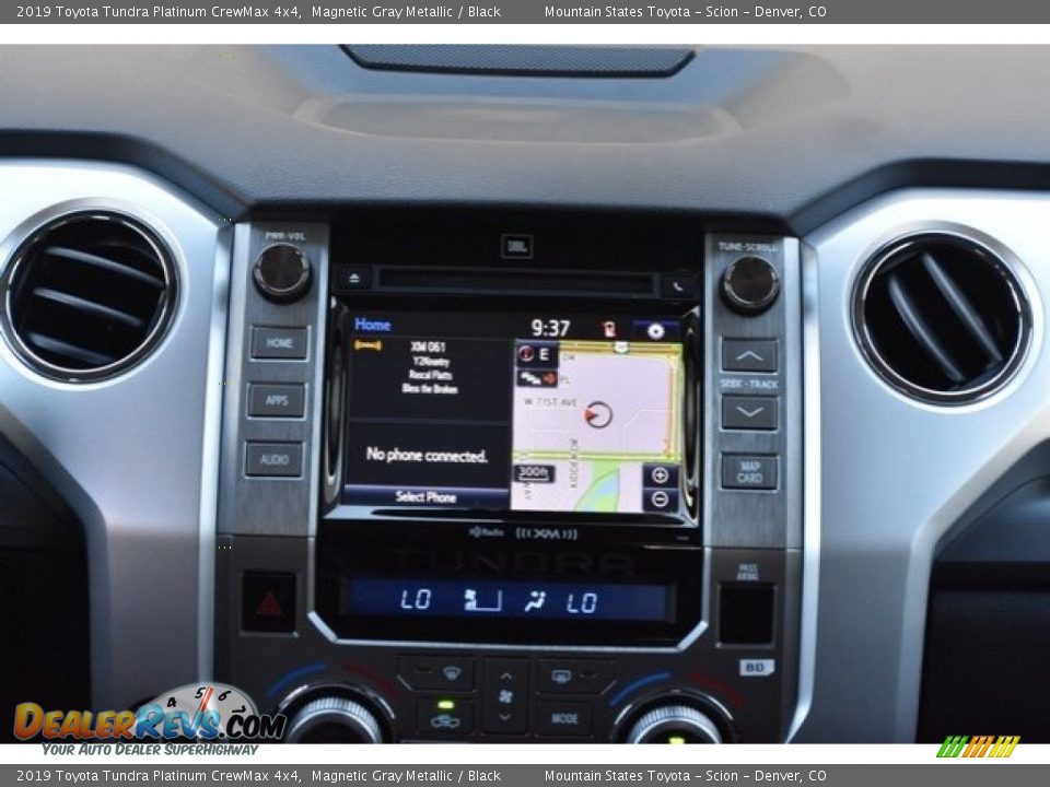 Navigation of 2019 Toyota Tundra Platinum CrewMax 4x4 Photo #10