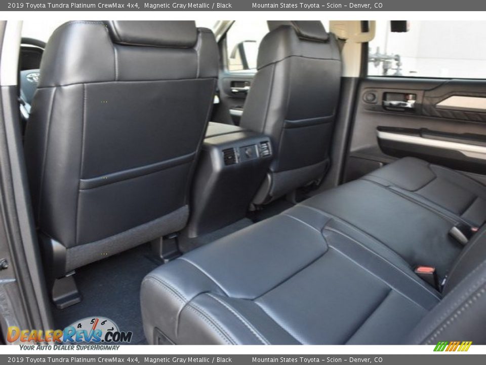 Rear Seat of 2019 Toyota Tundra Platinum CrewMax 4x4 Photo #14