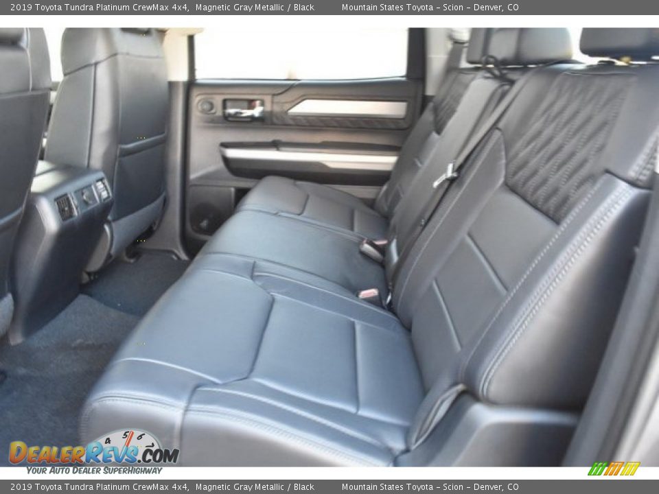Rear Seat of 2019 Toyota Tundra Platinum CrewMax 4x4 Photo #15
