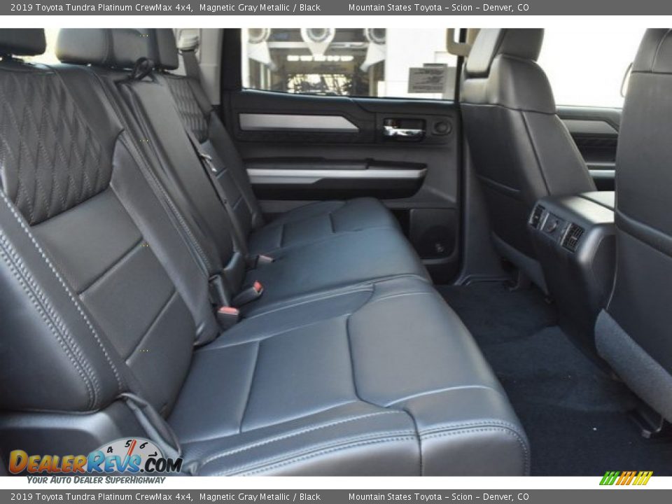 Rear Seat of 2019 Toyota Tundra Platinum CrewMax 4x4 Photo #18