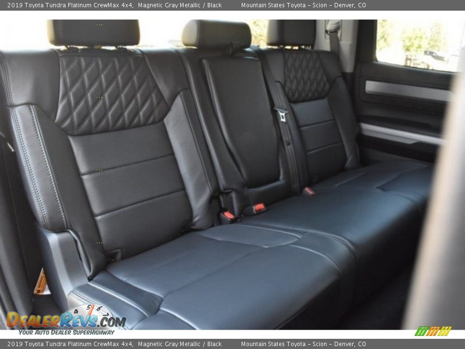 Rear Seat of 2019 Toyota Tundra Platinum CrewMax 4x4 Photo #19
