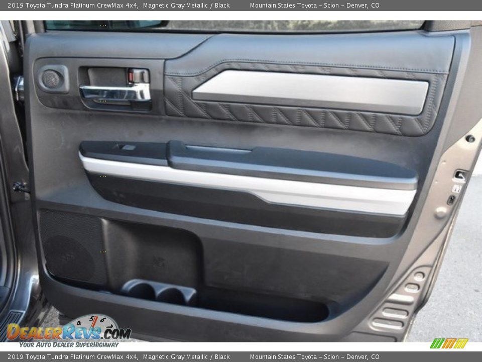 2019 Toyota Tundra Platinum CrewMax 4x4 Magnetic Gray Metallic / Black Photo #23