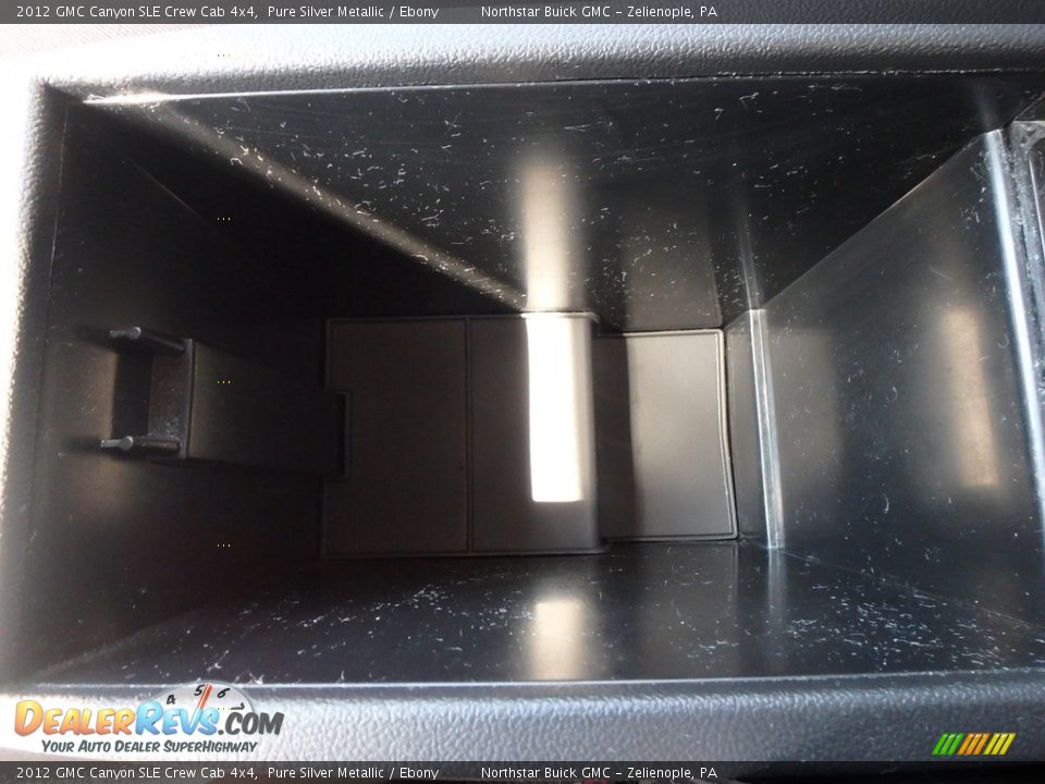 2012 GMC Canyon SLE Crew Cab 4x4 Pure Silver Metallic / Ebony Photo #29