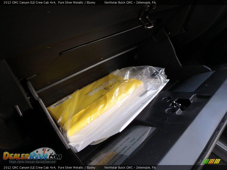 2012 GMC Canyon SLE Crew Cab 4x4 Pure Silver Metallic / Ebony Photo #30