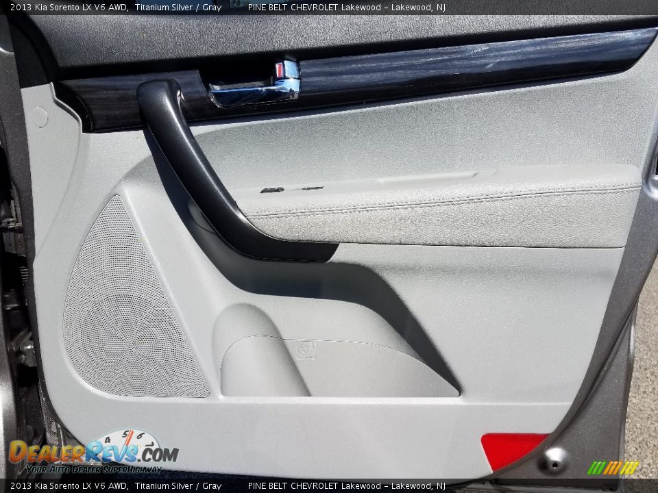 2013 Kia Sorento LX V6 AWD Titanium Silver / Gray Photo #10