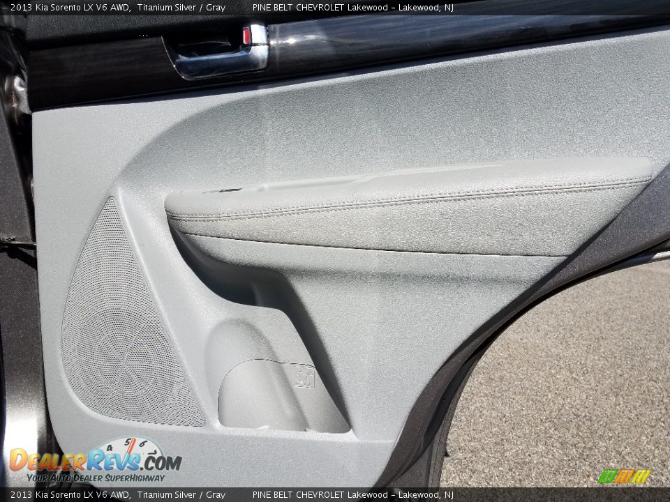 2013 Kia Sorento LX V6 AWD Titanium Silver / Gray Photo #13