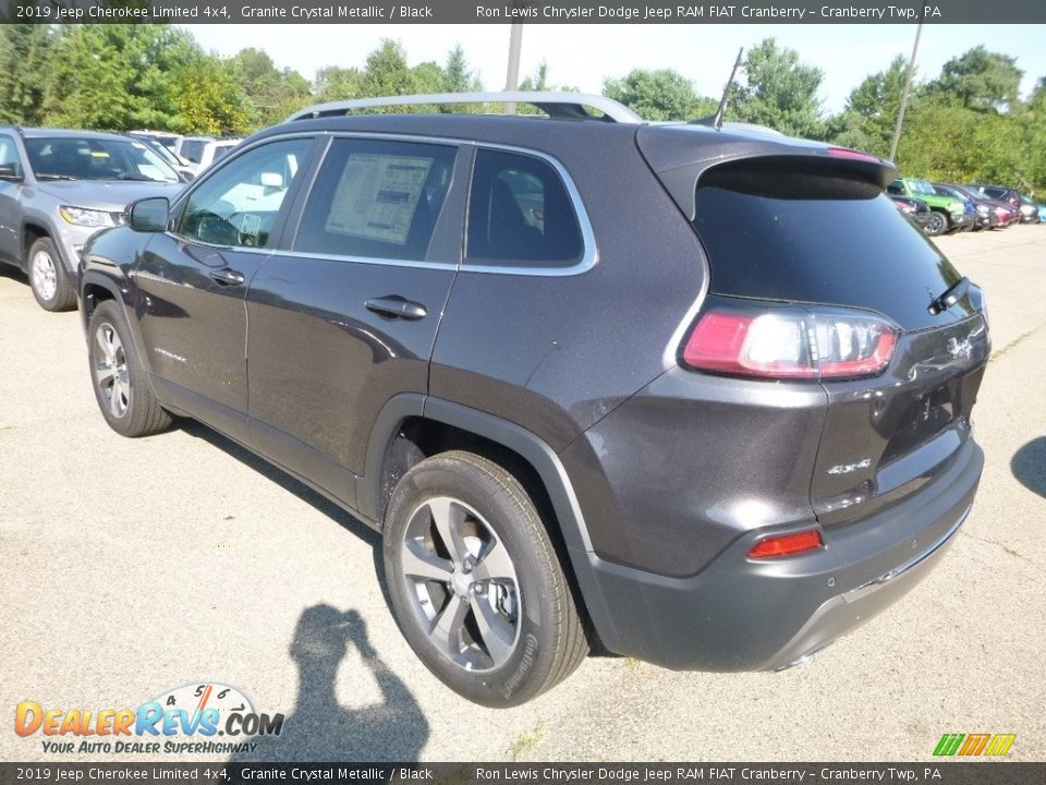 2019 Jeep Cherokee Limited 4x4 Granite Crystal Metallic / Black Photo #3
