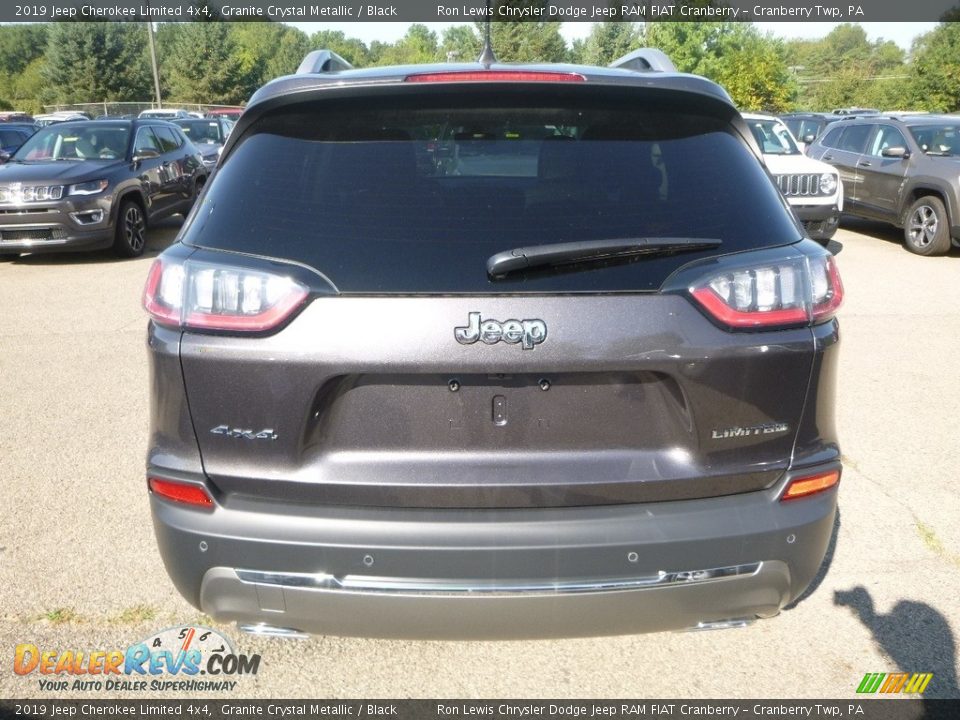 2019 Jeep Cherokee Limited 4x4 Granite Crystal Metallic / Black Photo #4