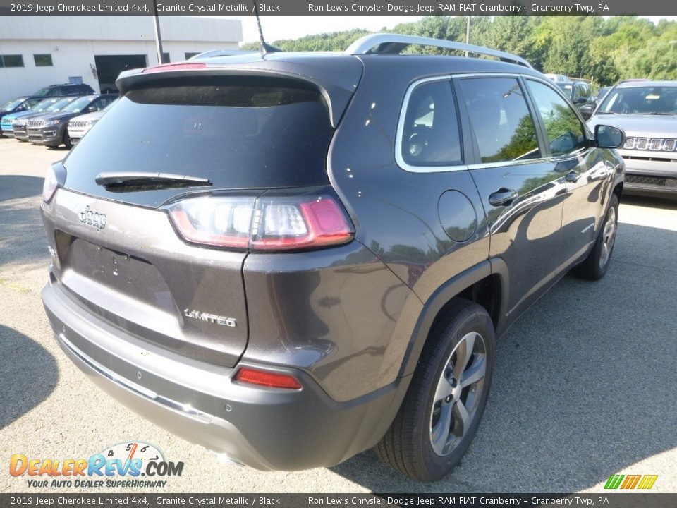 2019 Jeep Cherokee Limited 4x4 Granite Crystal Metallic / Black Photo #5