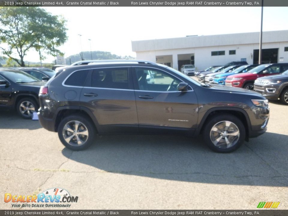 2019 Jeep Cherokee Limited 4x4 Granite Crystal Metallic / Black Photo #6