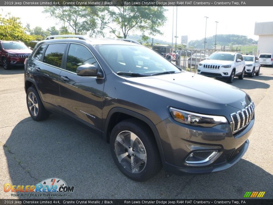 2019 Jeep Cherokee Limited 4x4 Granite Crystal Metallic / Black Photo #7