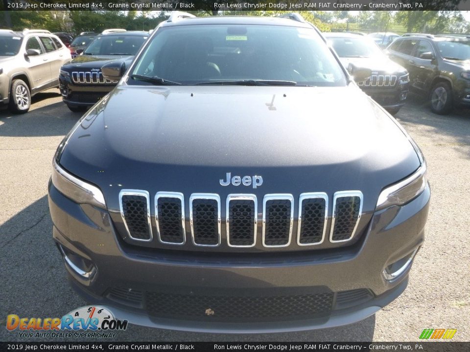 2019 Jeep Cherokee Limited 4x4 Granite Crystal Metallic / Black Photo #8