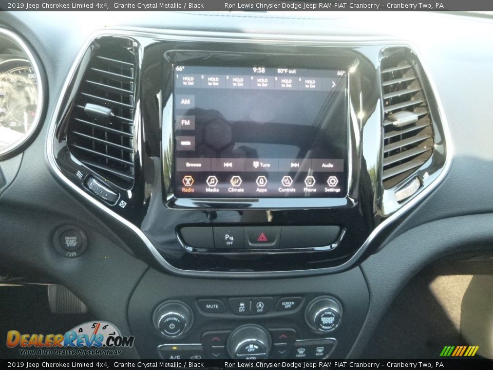 2019 Jeep Cherokee Limited 4x4 Granite Crystal Metallic / Black Photo #17