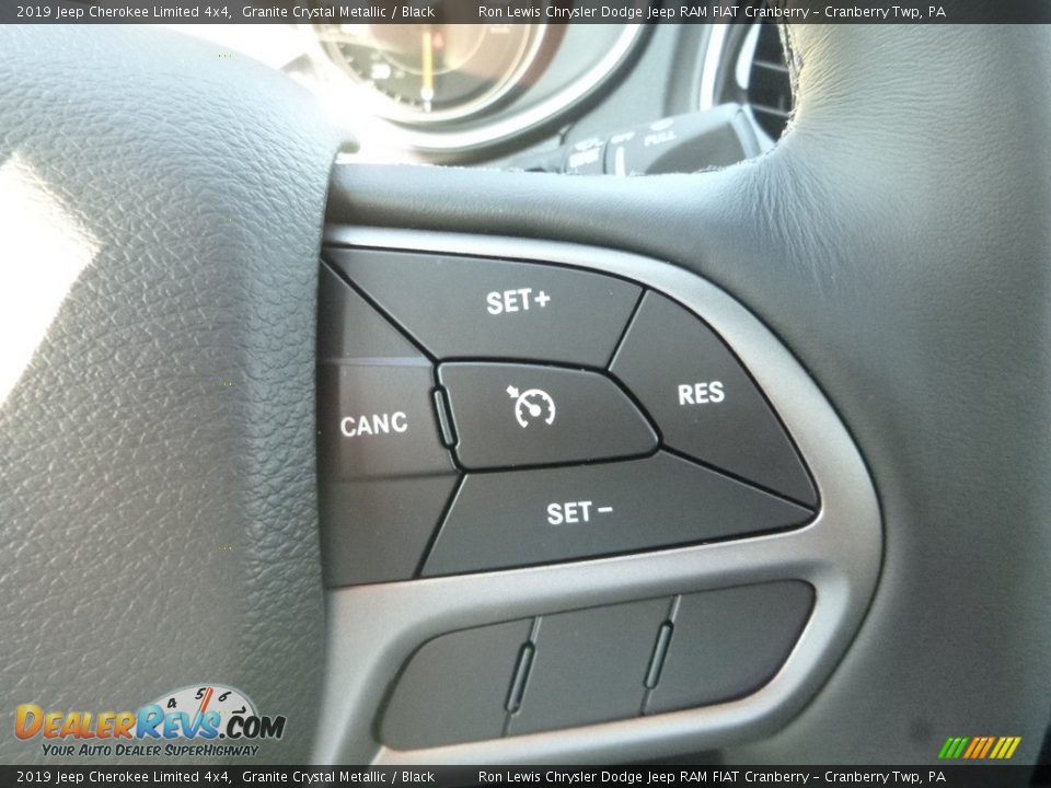 2019 Jeep Cherokee Limited 4x4 Granite Crystal Metallic / Black Photo #19