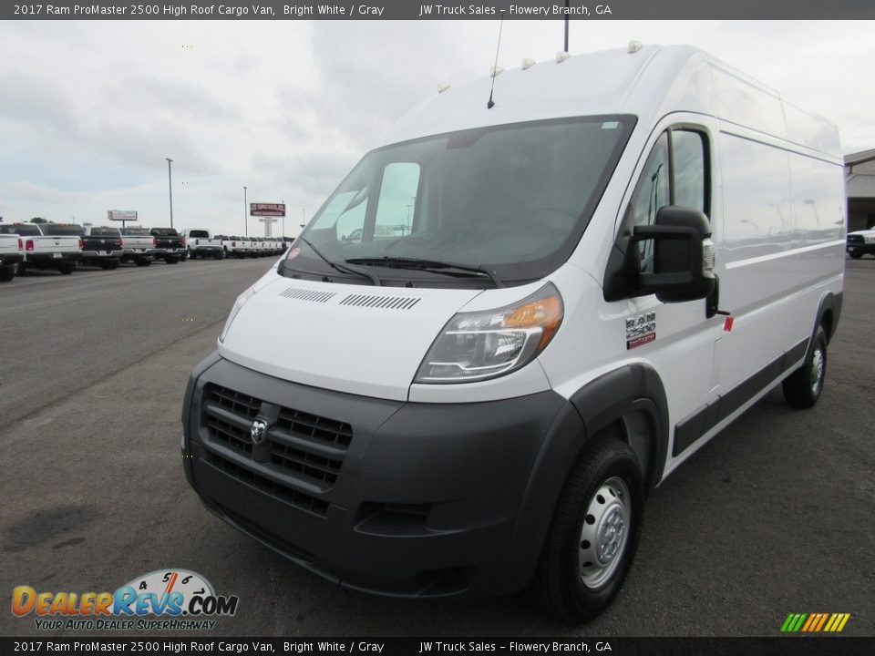 2017 Ram ProMaster 2500 High Roof Cargo Van Bright White / Gray Photo #1