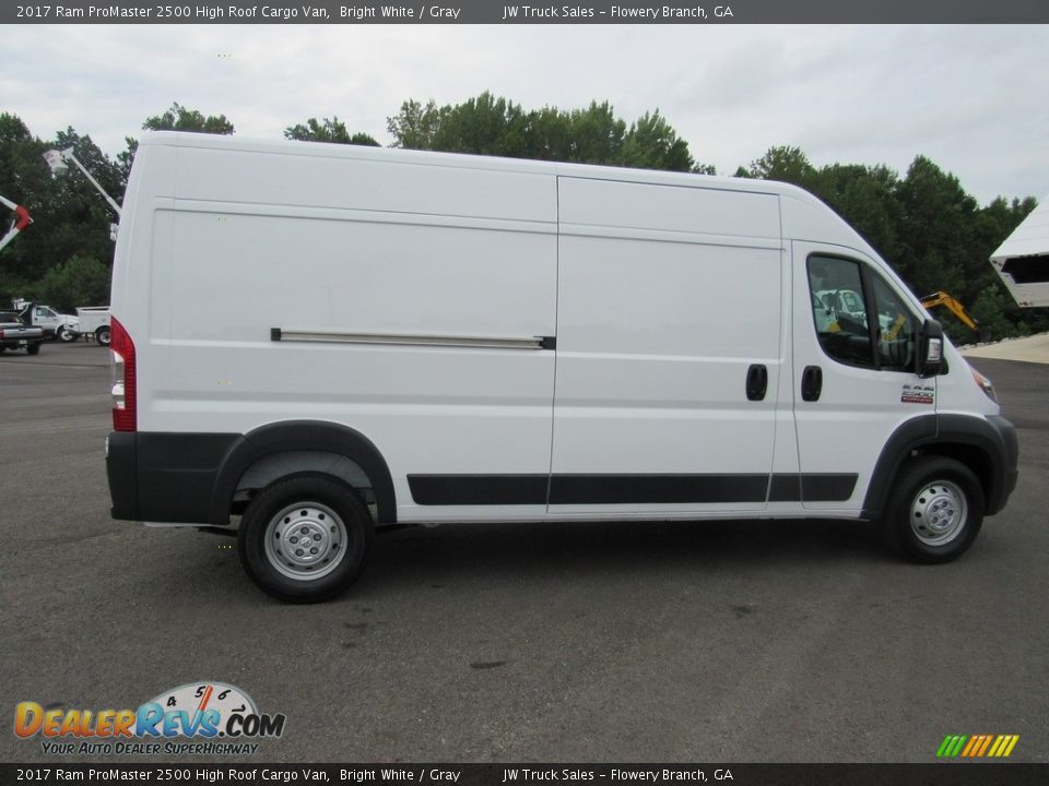 2017 Ram ProMaster 2500 High Roof Cargo Van Bright White / Gray Photo #6