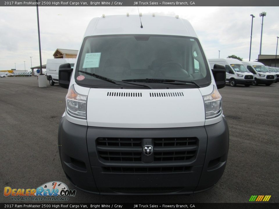 2017 Ram ProMaster 2500 High Roof Cargo Van Bright White / Gray Photo #8