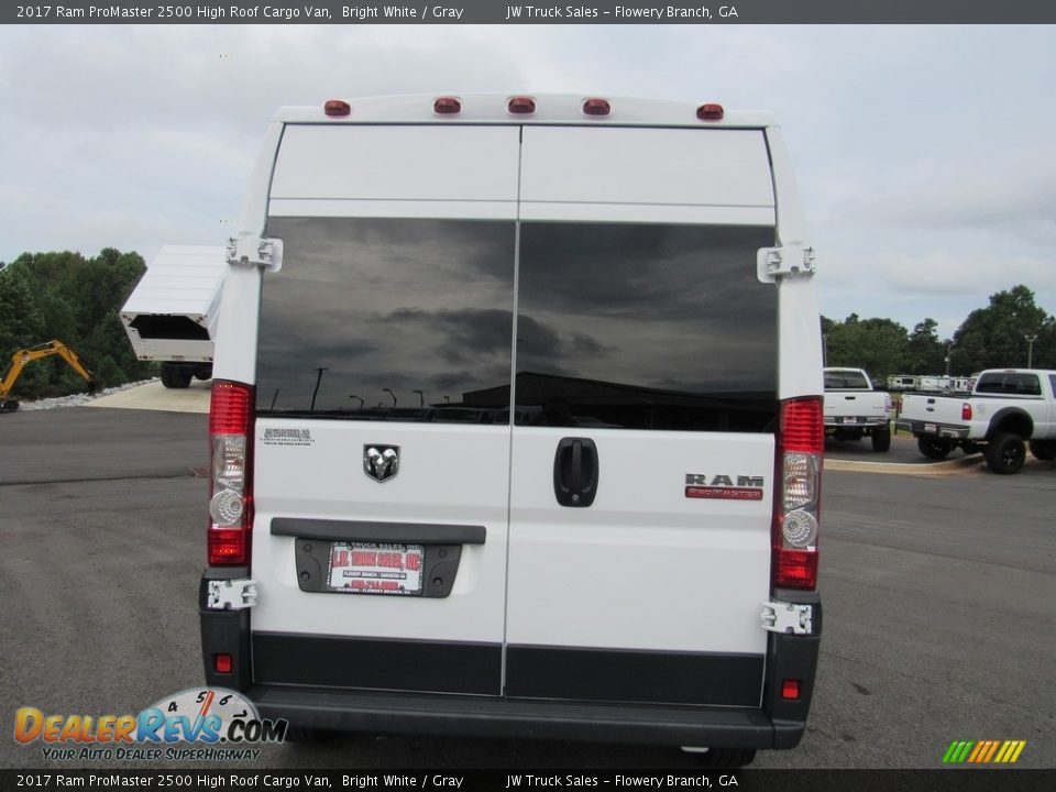 2017 Ram ProMaster 2500 High Roof Cargo Van Bright White / Gray Photo #9