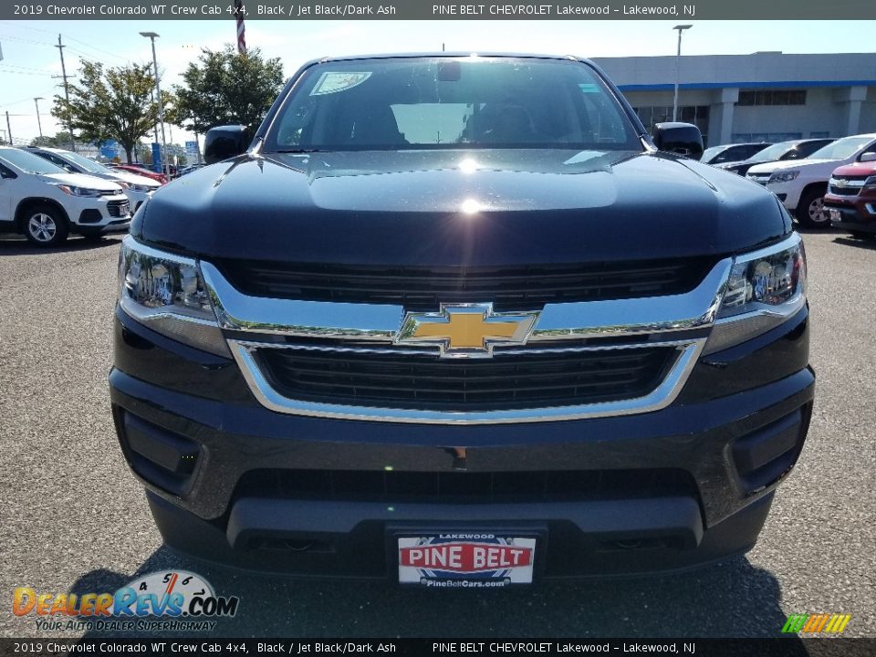 2019 Chevrolet Colorado WT Crew Cab 4x4 Black / Jet Black/Dark Ash Photo #2