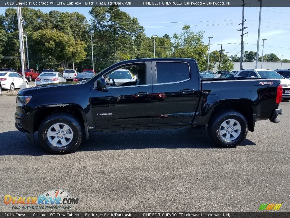 2019 Chevrolet Colorado WT Crew Cab 4x4 Black / Jet Black/Dark Ash Photo #3