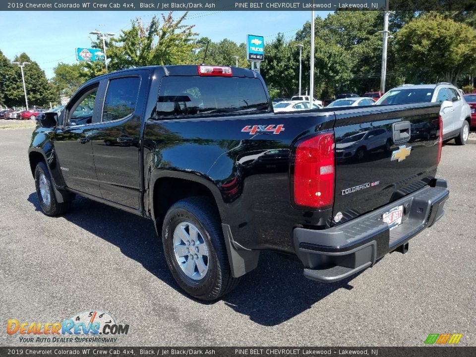 2019 Chevrolet Colorado WT Crew Cab 4x4 Black / Jet Black/Dark Ash Photo #4