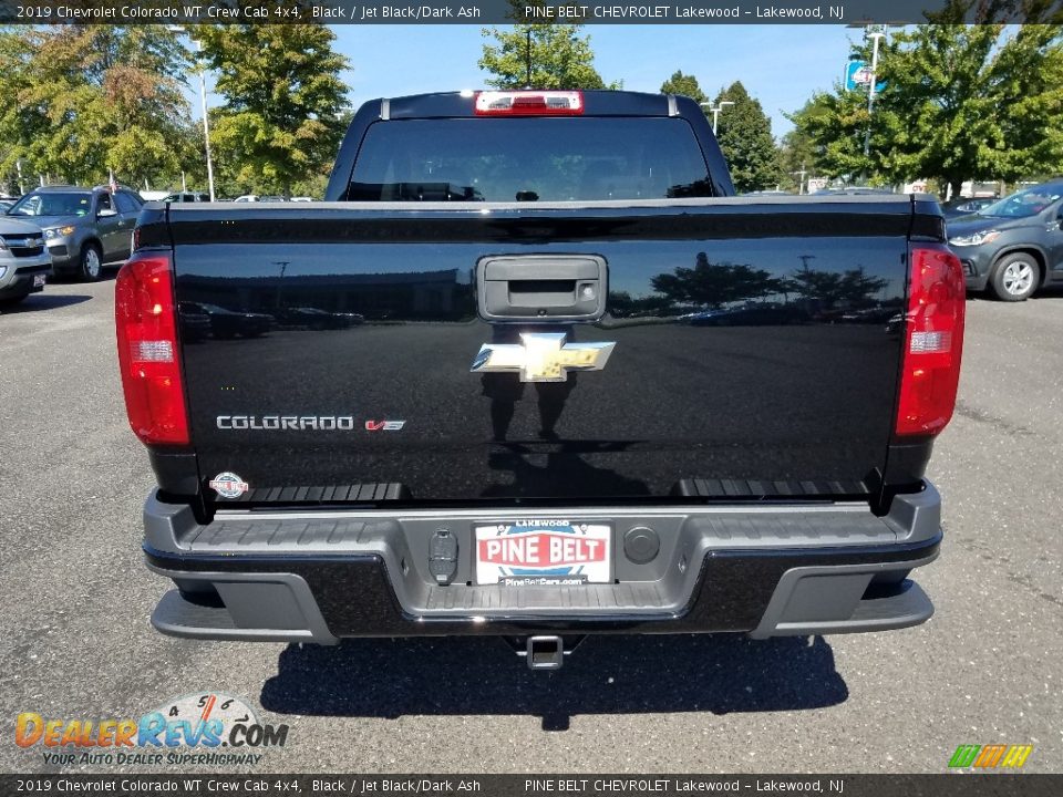 2019 Chevrolet Colorado WT Crew Cab 4x4 Black / Jet Black/Dark Ash Photo #5
