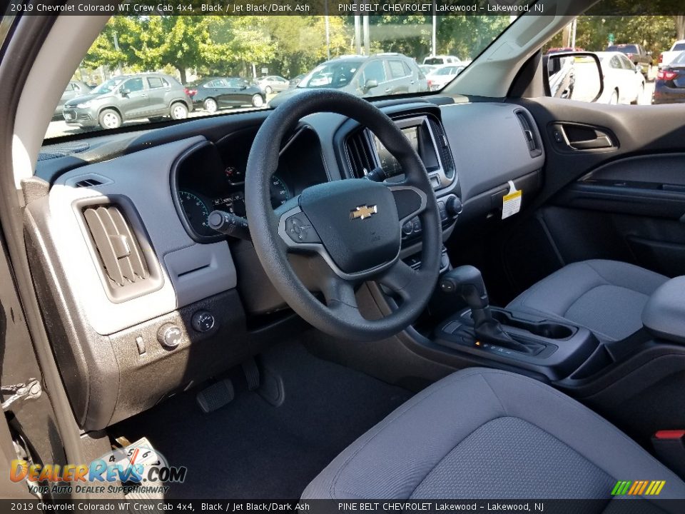 2019 Chevrolet Colorado WT Crew Cab 4x4 Black / Jet Black/Dark Ash Photo #7