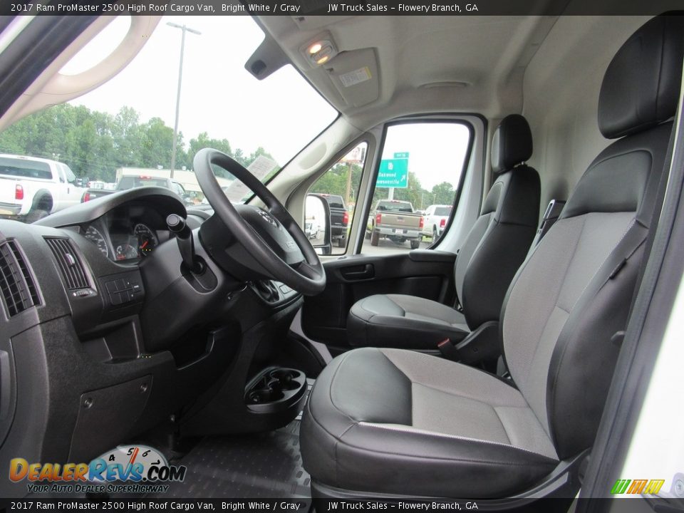 2017 Ram ProMaster 2500 High Roof Cargo Van Bright White / Gray Photo #25