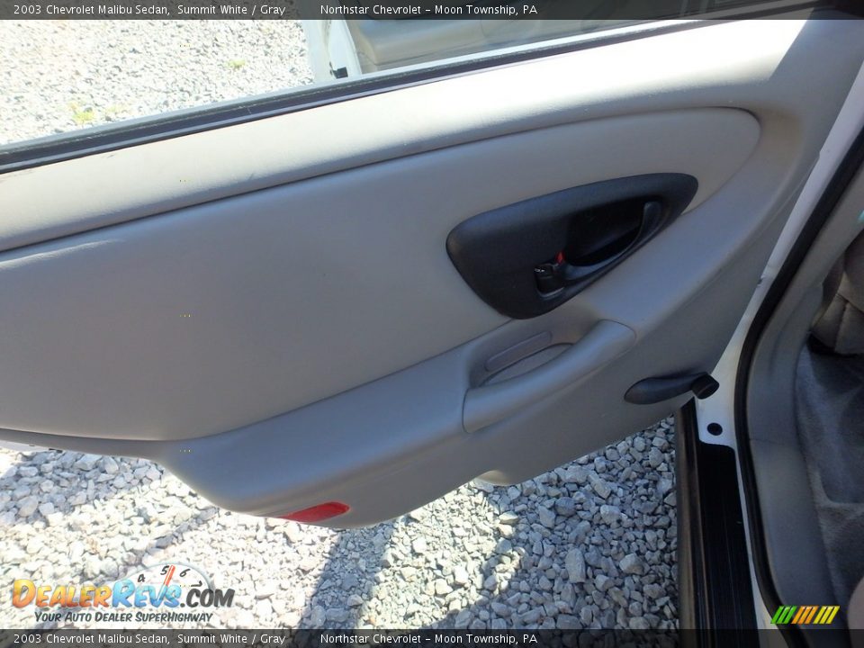 2003 Chevrolet Malibu Sedan Summit White / Gray Photo #11