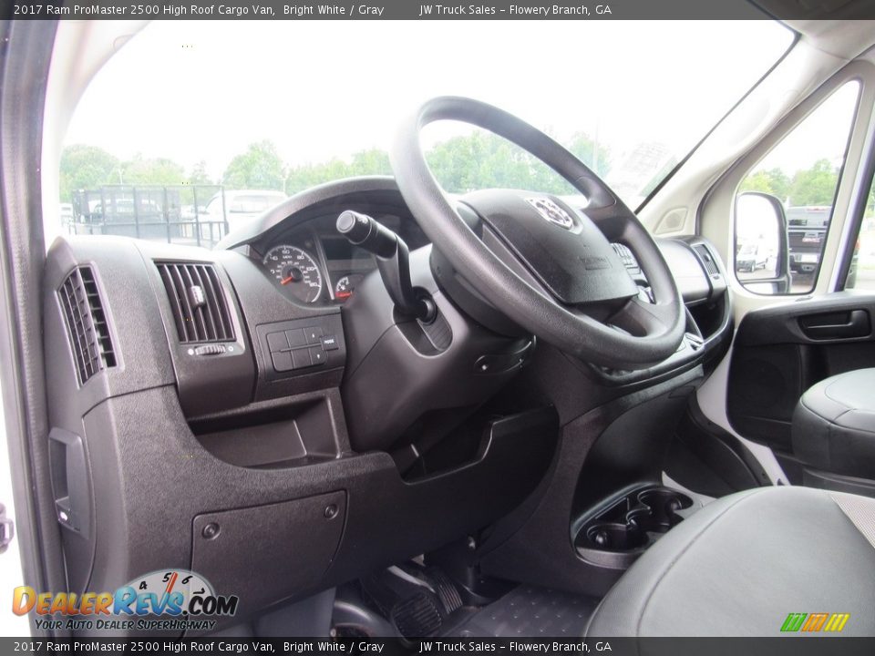 2017 Ram ProMaster 2500 High Roof Cargo Van Bright White / Gray Photo #26