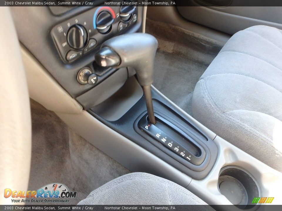 2003 Chevrolet Malibu Sedan Summit White / Gray Photo #13